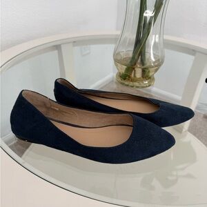 Old Navy Navy Blue Suede Flats